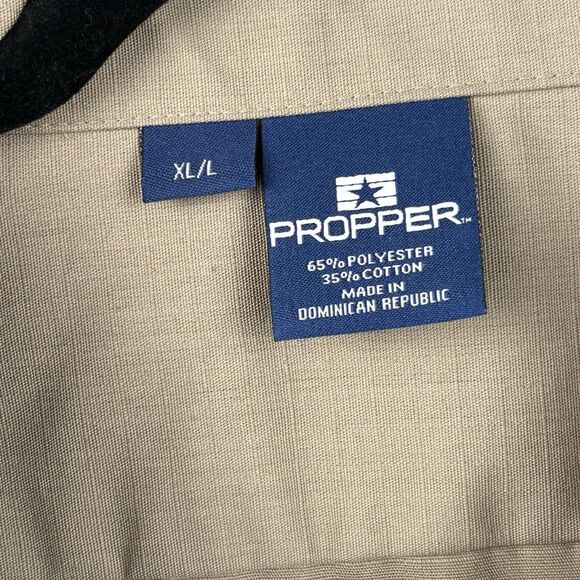 Propper® Men Tactical XL Shirt Long Sleeve Police Milt Work Uniform Button Up XL - Picture 4 of 8